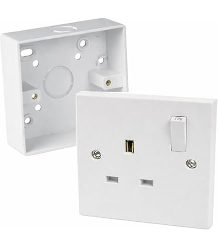 16A 1-Gang Surface Socket 3-Pin