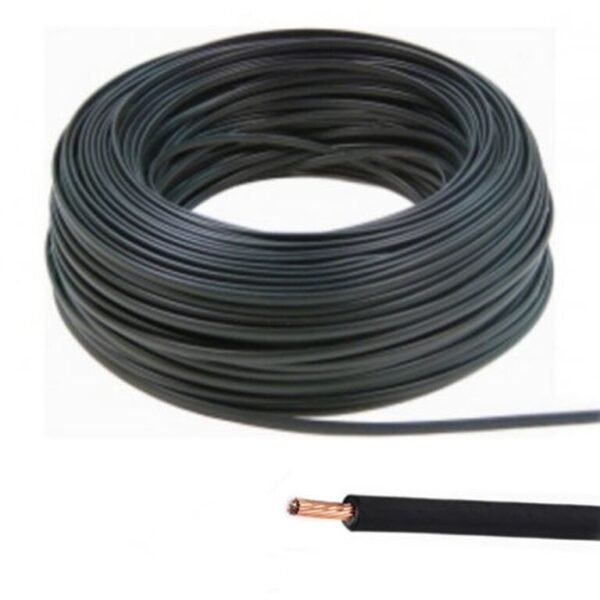 6mm² Solar DC Cable Black – per metre