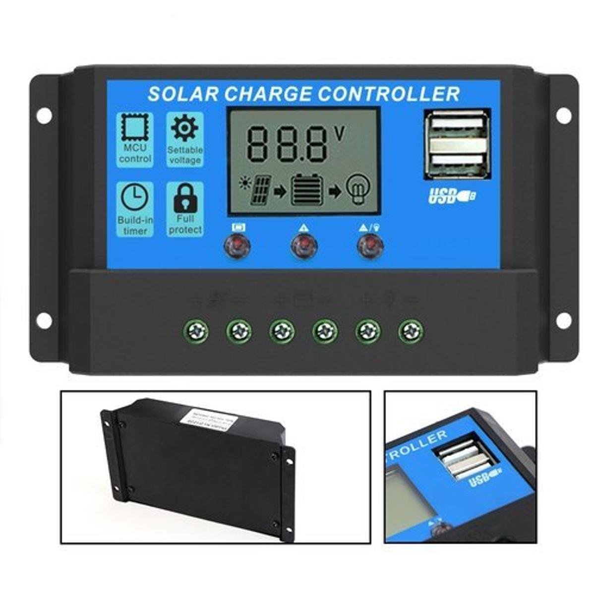 716b2abce008f520e864fc276d4931b3 20A PWM Charge Controller 12/24V - Image 1