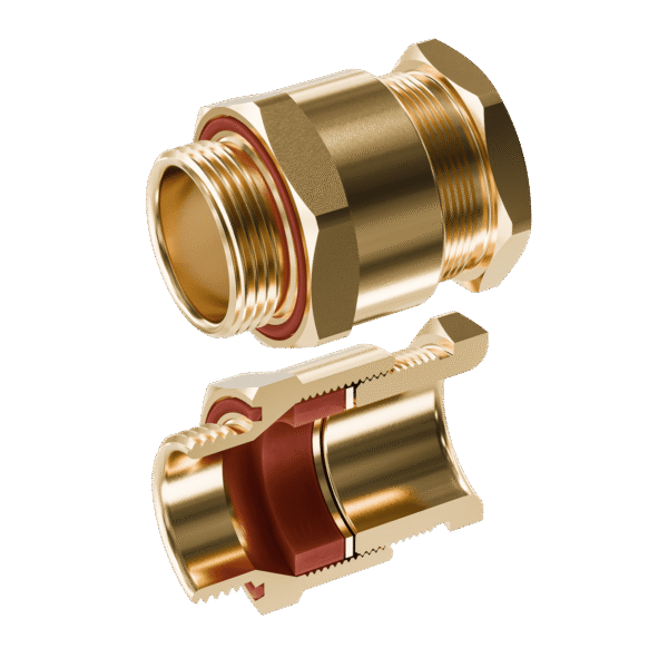 Cable Gland M25 Brass (10 pack)